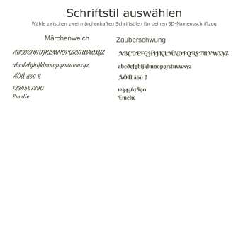 Preview: 3D-Schriftzug ‚Emelie‘ in Weiß mit pinkem Rand