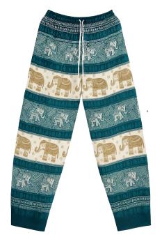 Preview: Leichte Boho-Hose mit Elefantenmuster – der Klassiker
