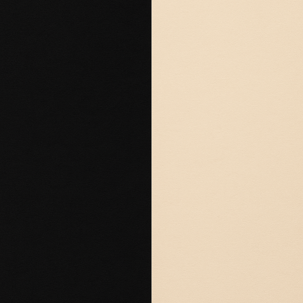 Schwarz Beige