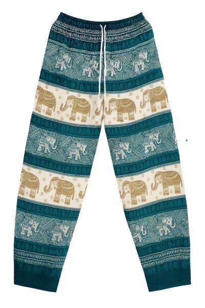 Leichte Boho-Hose mit Elefantenmuster – der Klassiker