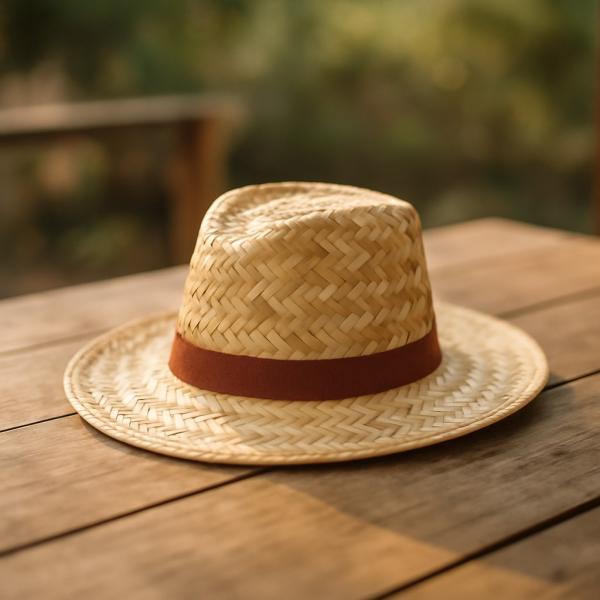 Strohhut Sonnenhut aus Thailand – jedes Stück ein Unikat